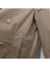 Drip Proof Cotton Twill Over Trench Coat Caramel - MAX MARA - BALAAN 7