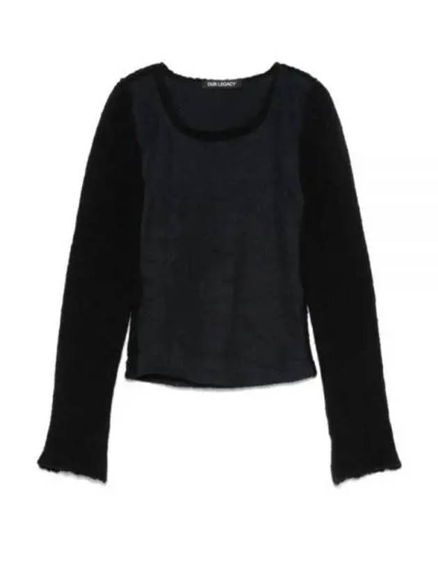 Inverse Round Neck Knit Top Black - OUR LEGACY - BALAAN 2