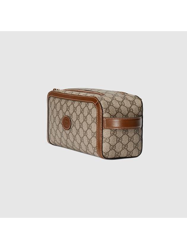 Interlocking G Trolley Case Pouch Bag Beige - GUCCI - BALAAN 3