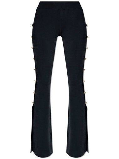 Versace Jeans Couture Knit Pants, Women's, Black - VERSACE - BALAAN 1