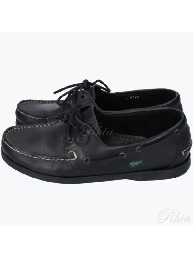 Barth Marine Lisse Loafers Black - PARABOOT - BALAAN 2