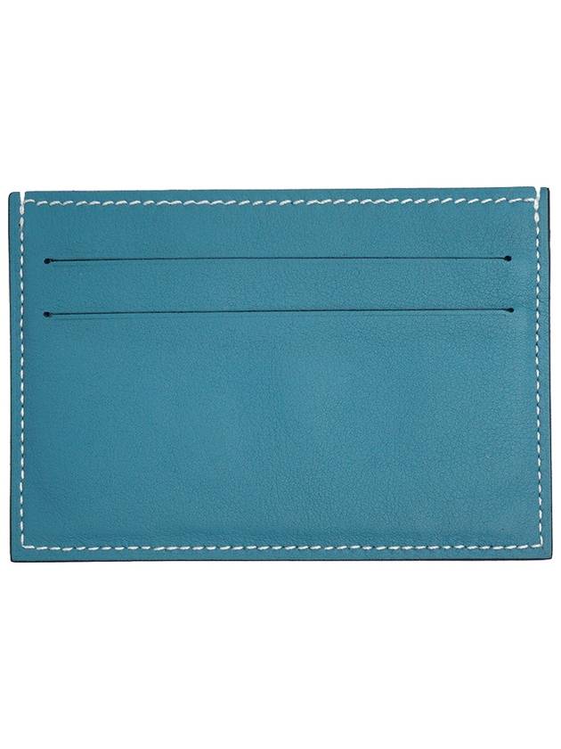 Citizen Twill Card Wallet Blue - HERMES - BALAAN 5