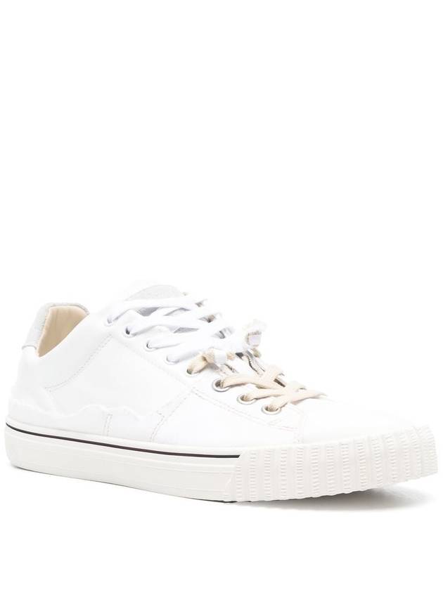 New Evolution Leather Low Top Sneakers White - MAISON MARGIELA - BALAAN 4