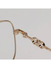 Eyewear Overfit Metal Eyeglasses Gold - SALVATORE FERRAGAMO - BALAAN 7