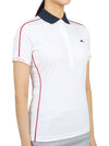 Women's Damai Polo Short Sleeve T-Shirt White - J.LINDEBERG - BALAAN 4