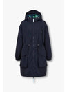 Women s Big Flap Pocket Hooded Coat Dark Navy - ARMANI EXCHANGE - BALAAN 1