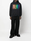 Rainbow Big Barcode Print Hoodie Black - VETEMENTS - BALAAN 11