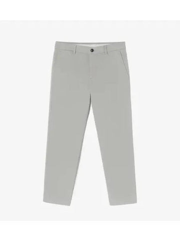 Men s Brushed Chino Light Gray - LACOSTE - BALAAN 1