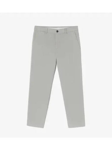 Men s Brushed Chino Light Gray - LACOSTE - BALAAN 1