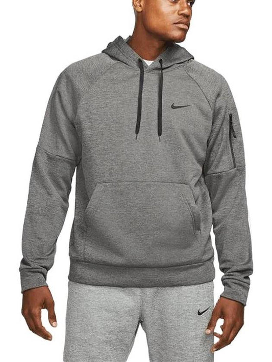 Thermafit Fitness Hoodie Charcoal Heather - NIKE - BALAAN 2