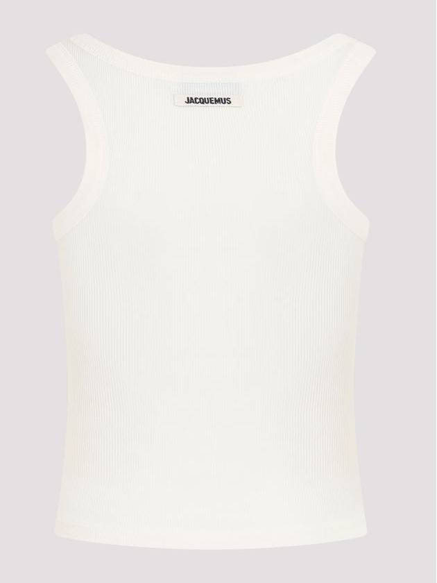 Short Sleeve T-Shirt 241JS158 2032 100 WHITE - JACQUEMUS - BALAAN 3