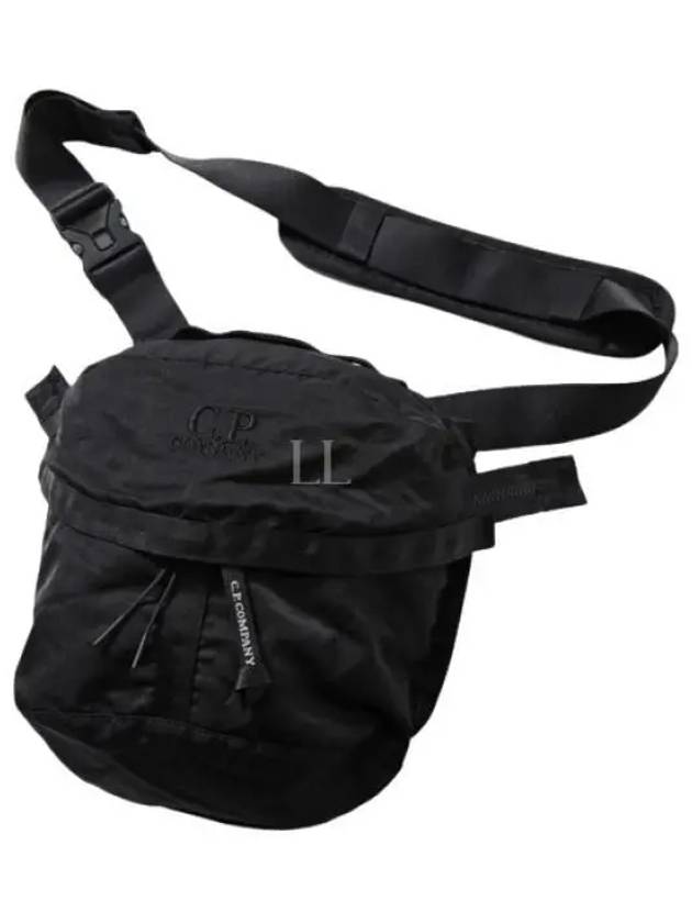 Men's B Nylon Cross Bag Black - CP COMPANY - BALAAN 2