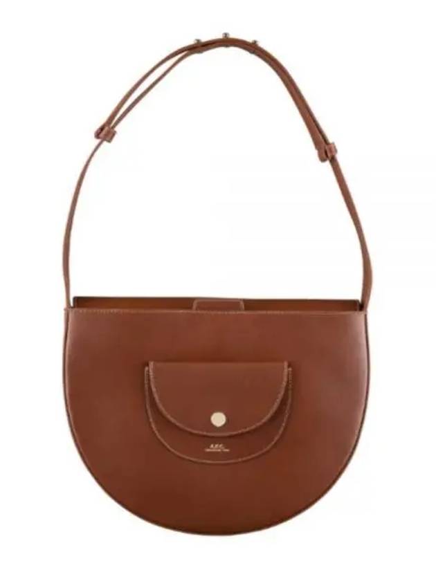 Semi Circle Pocket Bag Chestnut Brown - A.P.C. - BALAAN 2