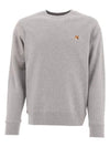 Fox Head Patch Regular Sweatshirt Light Grey Melange - MAISON KITSUNE - BALAAN 2