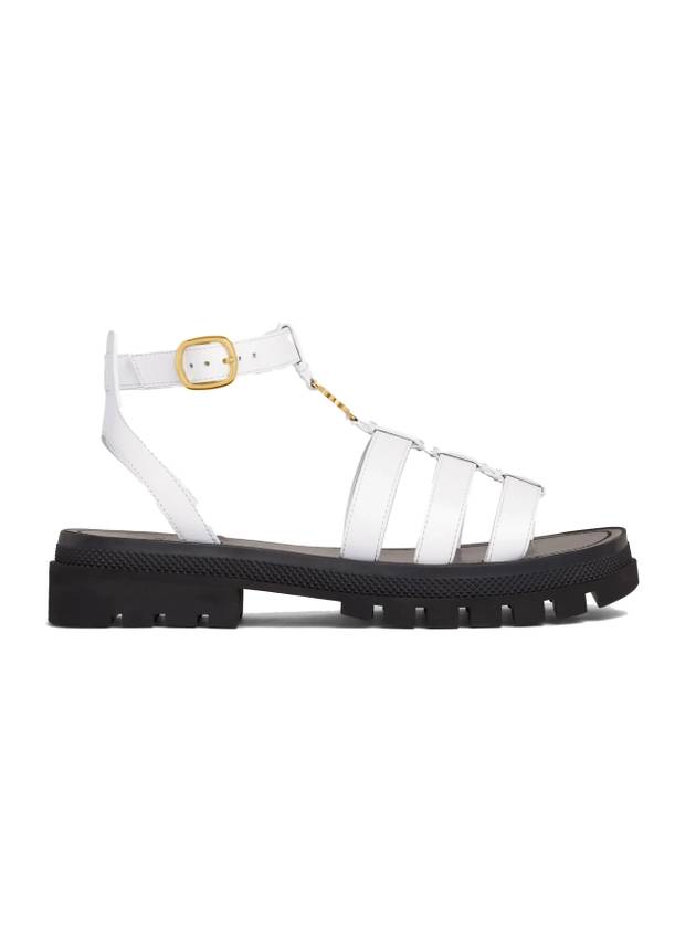 Cl?a Triomphe Gladiator Chunky Sandals White - CELINE - BALAAN.