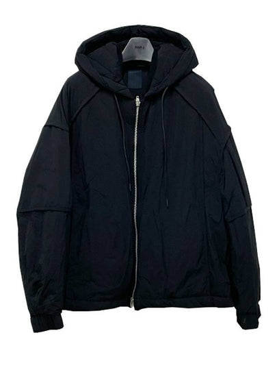 Nylon Hooded Zip-up Jumper Black (JC3941P315) - JUUN.J - BALAAN 2