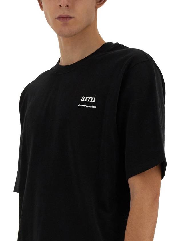 Alexandre Mattiussi Short Sleeve T-Shirt Black - AMI - BALAAN 9