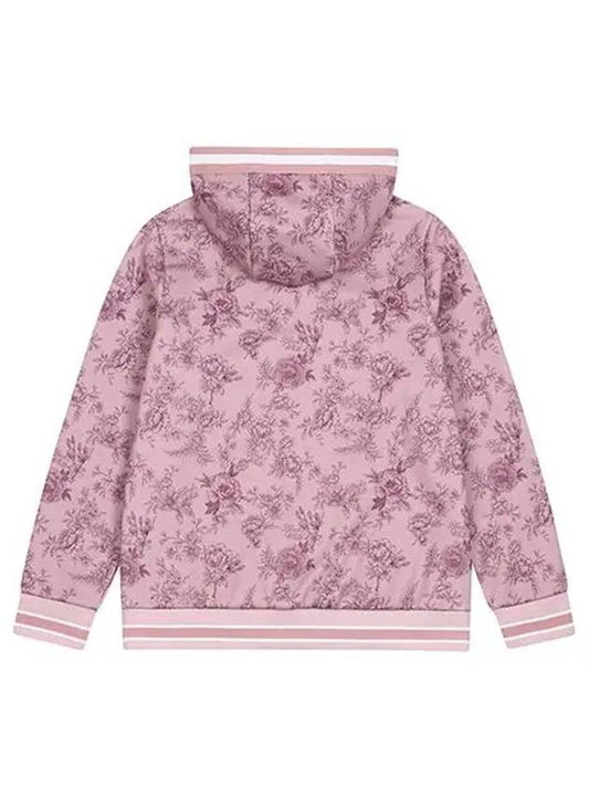 Women s Printed Hooded Sweatshirt 9414LXPP PINK - BLACK&WHITE - BALAAN 2