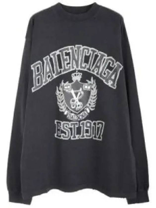 DIY College Sweatshirt Black - BALENCIAGA - BALAAN 2