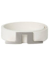 Betsy Leather Belt White - J.LINDEBERG - BALAAN 2