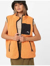 Reversible Stock Sherpa Vest Orange - STUSSY - BALAAN 6