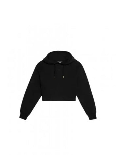 Le Sweatshirt Gros Grain Cotton Hoodie Black - JACQUEMUS - BALAAN 2