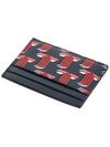 3D Logo Print Card Wallet Navy - LANVIN - BALAAN 5