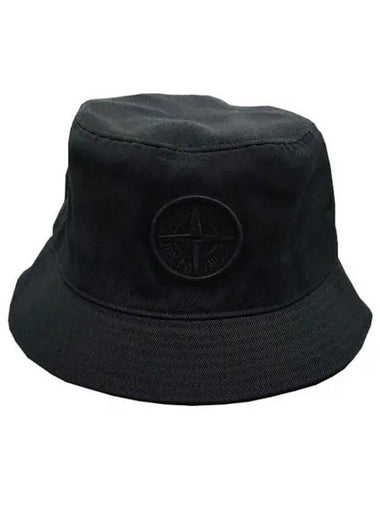 Logo embroidered gabardine bucket hat 35123550 271587 1100402 - STONE ISLAND - BALAAN 1