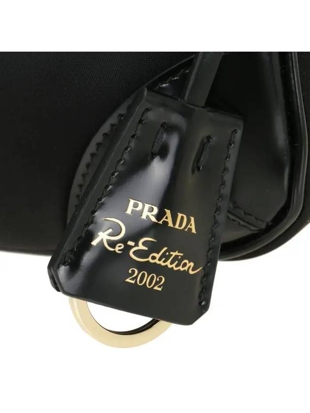 Re-Edition 2002 Re-Nylon Brushed Leather Shoulder Bag Black - PRADA - BALAAN 7