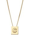 46N0C6BRA Alphabet C Initial Necklace 33618 - CELINE - BALAAN 1