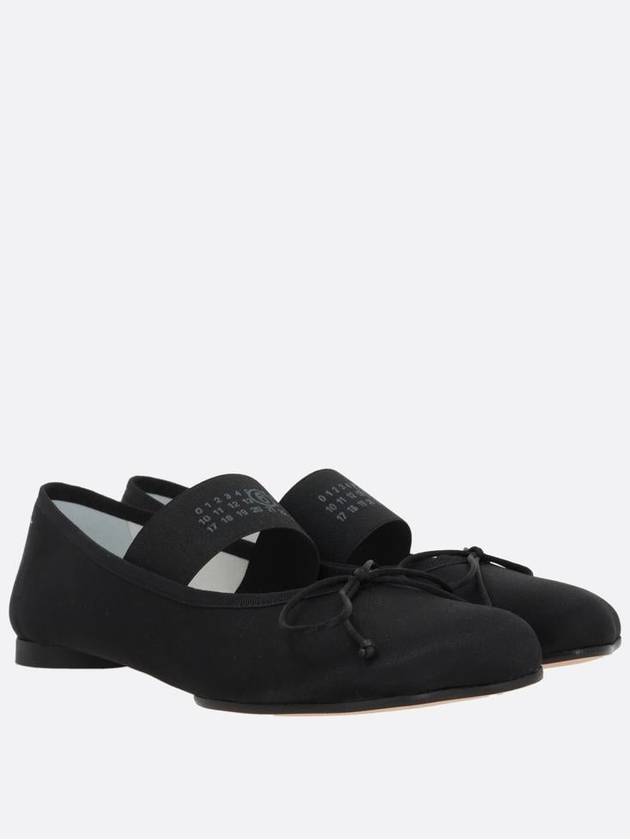 Anatomic Satin Ballerinas Flat Black - MAISON MARGIELA - BALAAN 3