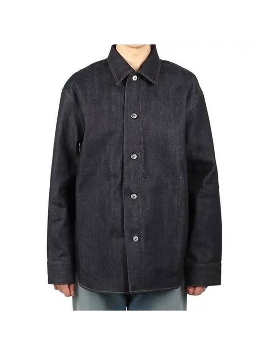 J23DL0101 J45041 405 Denim Shirt - JIL SANDER - BALAAN.