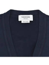 Classic V-Neck 4 Bar Stripe Cardigan Navy - THOM BROWNE - BALAAN 8