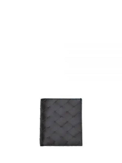 Intrecciato Leather Bicycle Wallet Black - BOTTEGA VENETA - BALAAN 2