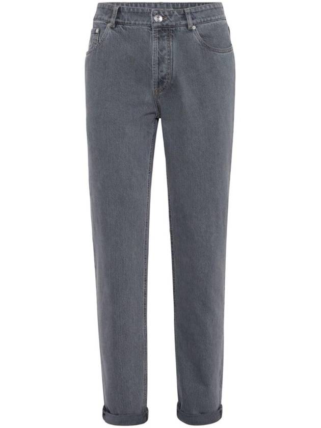 Tapered Jeans Steel Blue - BRUNELLO CUCINELLI - BALAAN 1