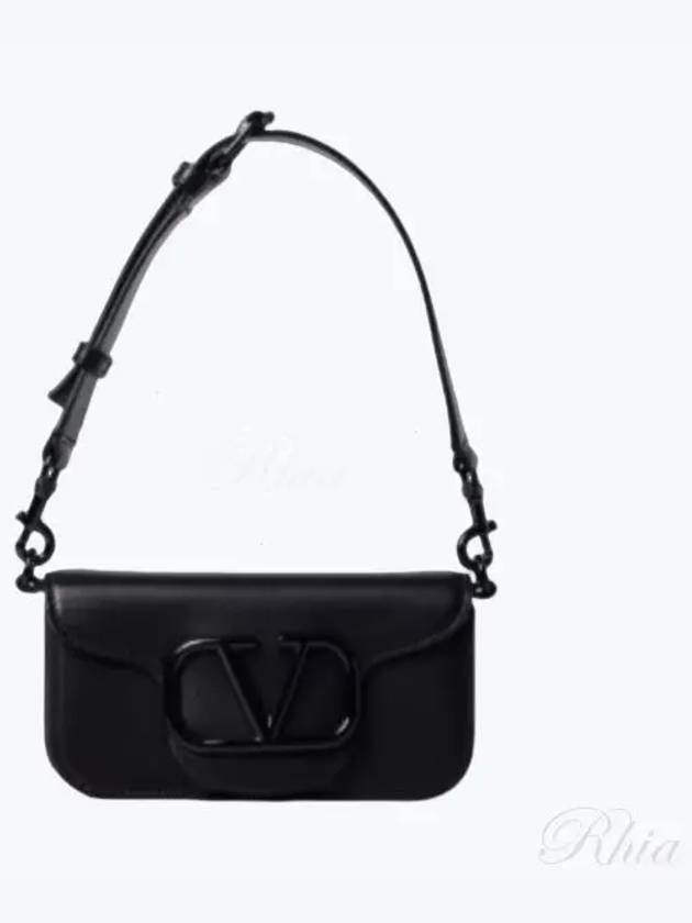 Logo Foldover Small Shoulder Bag Black - VALENTINO - BALAAN 2