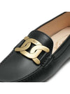 Women's Kate Gommino Leather Driving Shoes Black - TOD'S - BALAAN 4