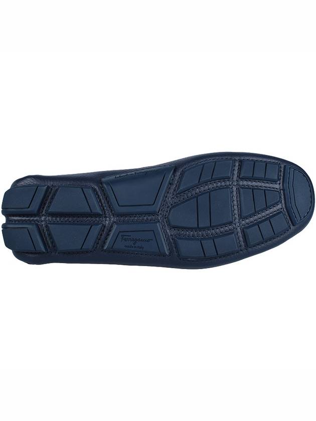 Salvatore Gancini Ornament Driving Shoes Navy - SALVATORE FERRAGAMO - 10