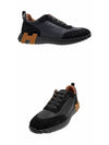 Bouncing Suede Low Top Sneakers Black - HERMES - BALAAN 5