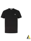 Wappen Logo Patch Short Sleeve T-Shirt Black - STONE ISLAND - BALAAN 2