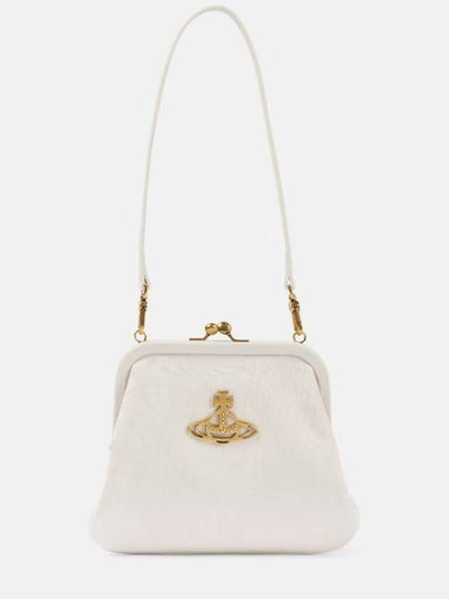 ORB Logo Clutch Bag White - VIVIENNE WESTWOOD - BALAAN 2