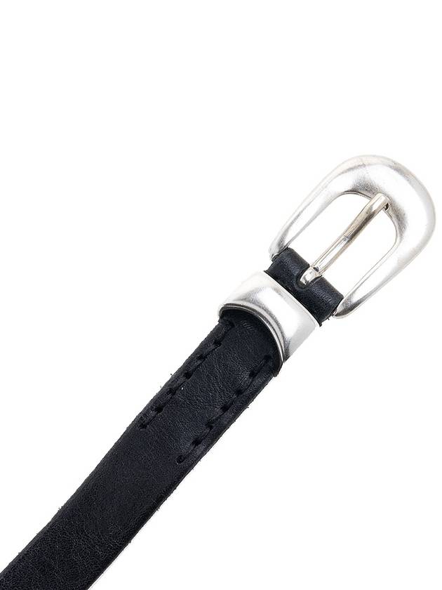 Men's 2cm Leather Belt Black - OUR LEGACY - BALAAN 7