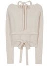 Angora Layered Ballerina Sweater Cream - MSKN2ND - BALAAN 4