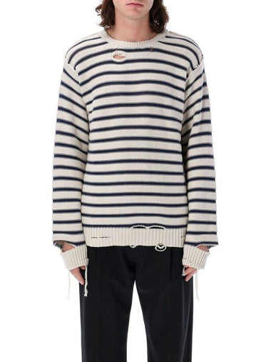 CREWNECK STRIPES BROKEN - MAISON MARGIELA - BALAAN 1