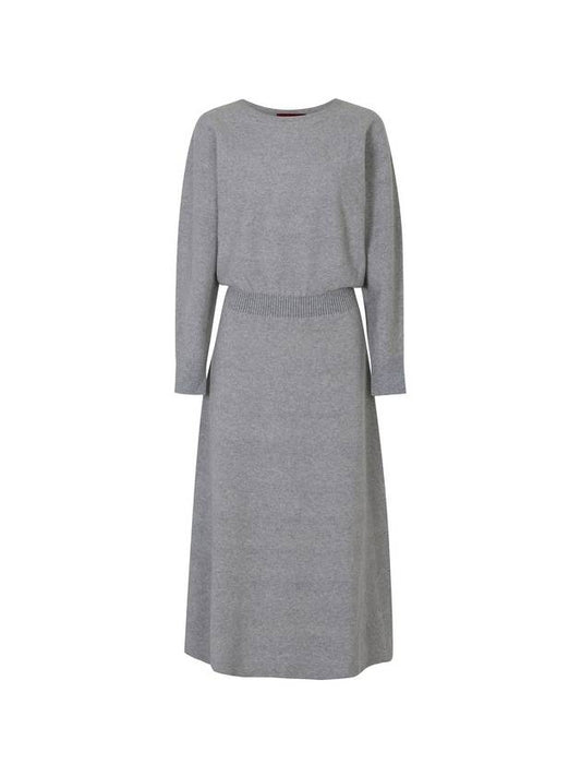 Cashmere Blend Whole Garment Knit Dress C3KOP71 - CALLAITE - BALAAN 1