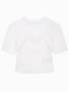 JEANS Women s White 3 IN 1 Ribbed Short Sleeve Sweater J223332 YAF - CALVIN KLEIN - BALAAN 2