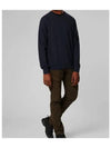 Lens wappen patch sweatshirt navy - CP COMPANY - BALAAN 4