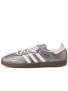 Samba OG Low Top Sneakers Metallic Purple White - ADIDAS - BALAAN 1