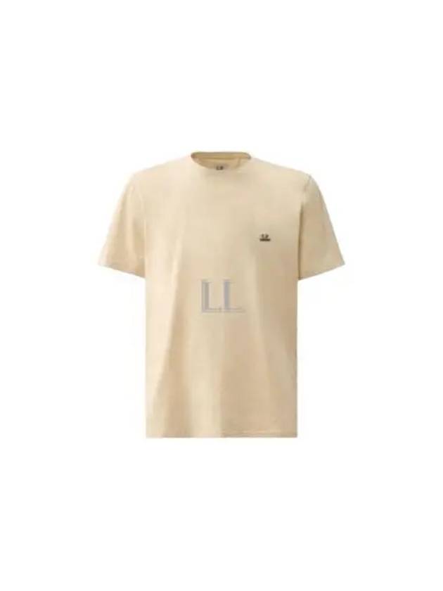 30/1 Jersey Logo Short Sleeve T-Shirt Beige - CP COMPANY - BALAAN 2