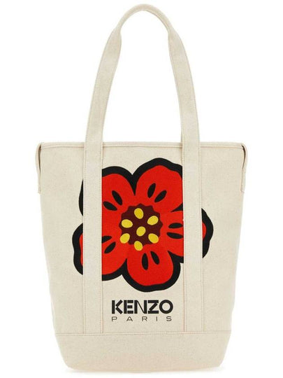 Boke Flower Cotton Tote Bag Ecru - KENZO - BALAAN 2